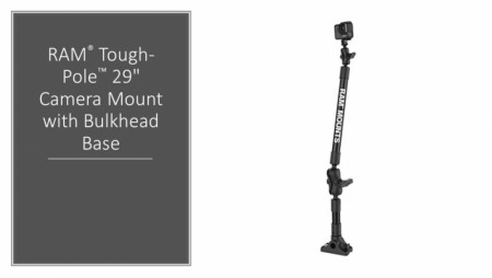 RAM® Tough-Pole™ 29" Camera Mount with Bulkhead Base