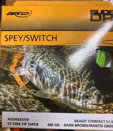 Spey/switch Agressive S3 sink tip taper 