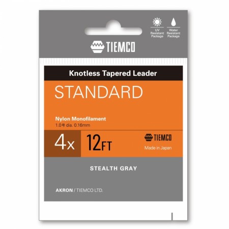 Tiemco Standard 12´ Leaders  5x  (0,15mm)