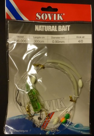 Søvik Natural Bait 006 Single hook Paternoster